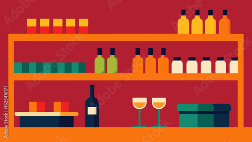 wine bottles and glasses