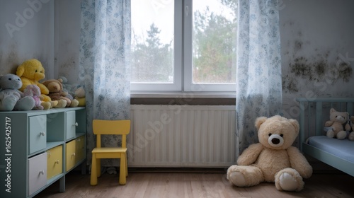 Mold growing in child's bedroom posing health risk