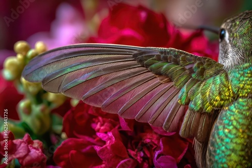 Magnificent Hummingbird Wing Detail