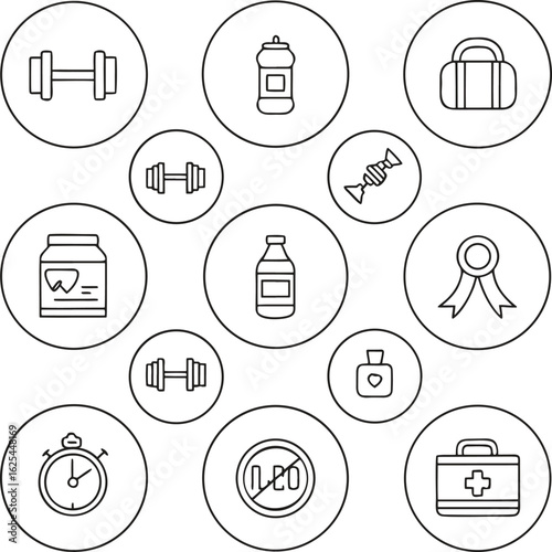 Fitness and Health Icons