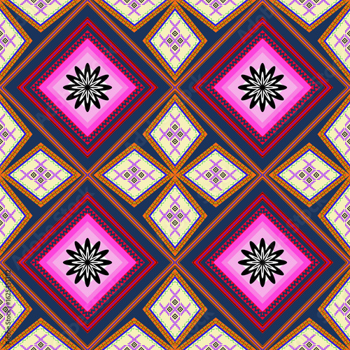 Abstract background, round pattern for printed clothes, fashion wallpaper, banner, textile, carpet