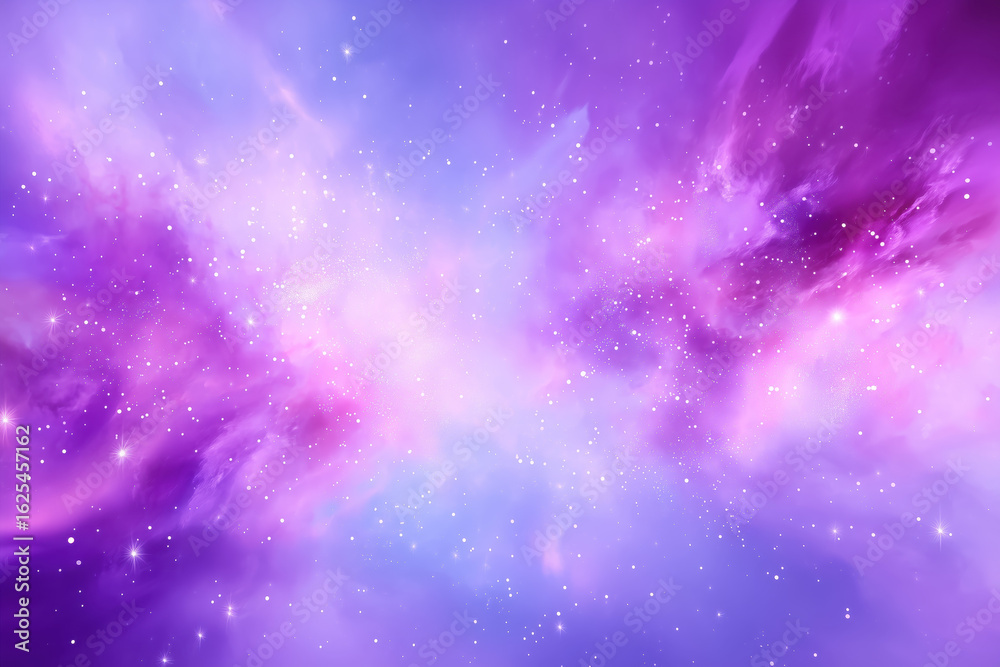 Fototapeta premium A cosmic nebula with sparkling stars