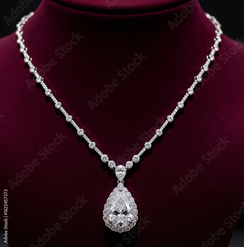 Halskette mit Diamanten