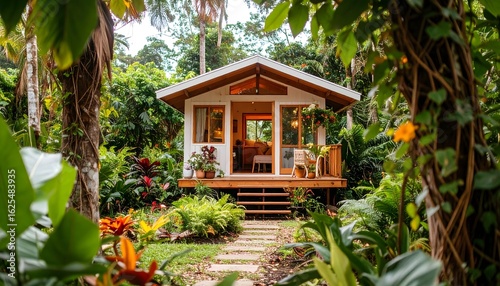 Boho tiny house in UXA lush forest