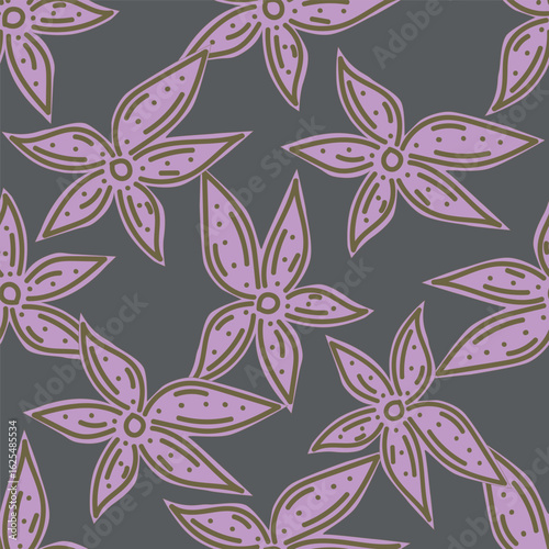 Vintage seamless floral pattern. Liberty style background of small pastel colorful flowers. Small flowers scattered over a white background. Stock vector for printing on surfaces
