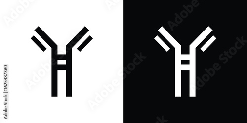 Antibody icon sign symbol and flat style for app, web and digital design.