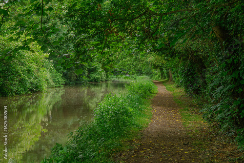 Foto Canalside path in Oxford Canal Kidlington
