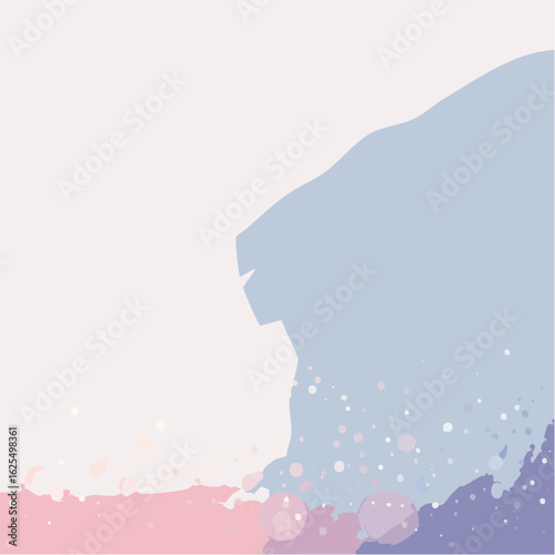 Dreamy duotone background with soft glowing particles and subtle transitions, ideal for mood-driven design projects.