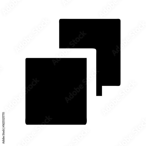 Clone solid icon vector illustration