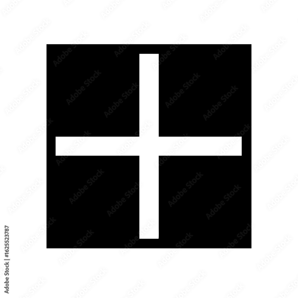 Obraz premium Grid solid icon vector illustration