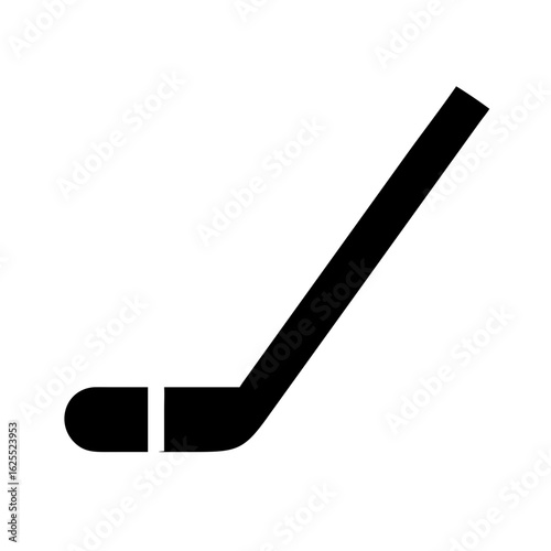 Hockey solid icon vector illustration