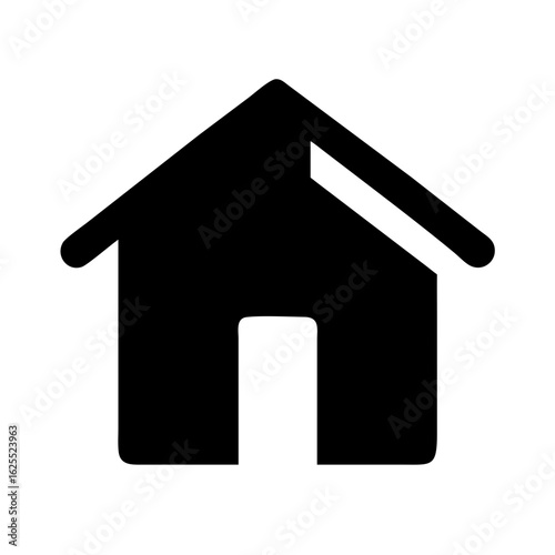 Home remove solid icon vector illustration