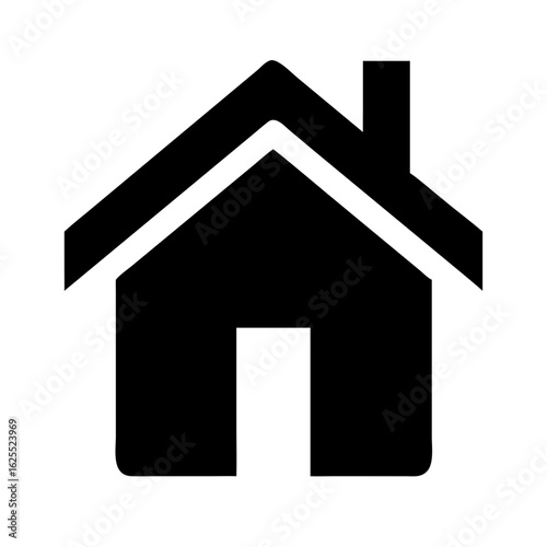Home remove solid icon vector illustration