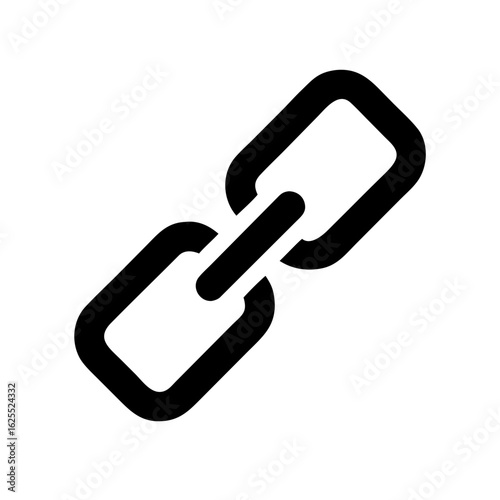 Link alt solid icon vector illustration