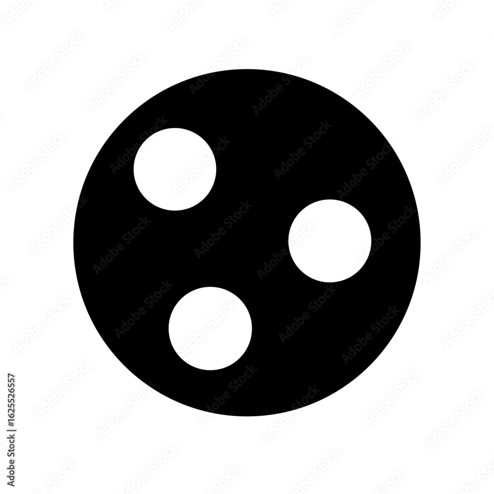 Fototapeta premium Palette circle solid icon vector illustration