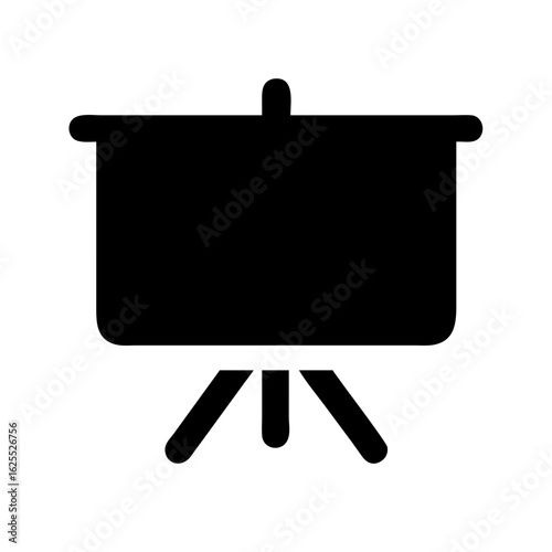 Presentation alt solid icon vector illustration