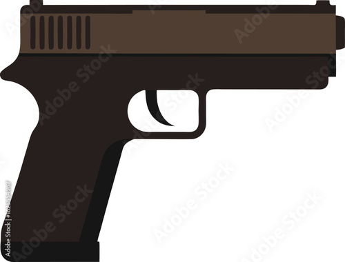 Glock 17 pistol icon in a clean modern style