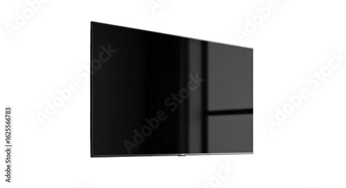 Modern Black Flat Screen Television.