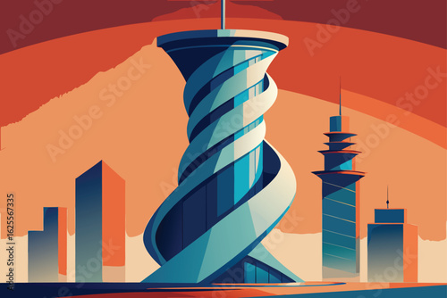 twisting tower with spiral glass fa ade  unveiled .eps