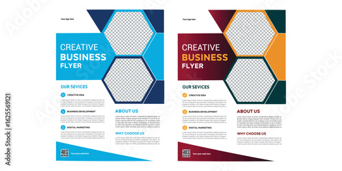 Corporate Business Flyer Set of 2 – Modern & Professional Templates