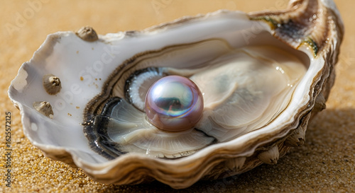 seashell on black background