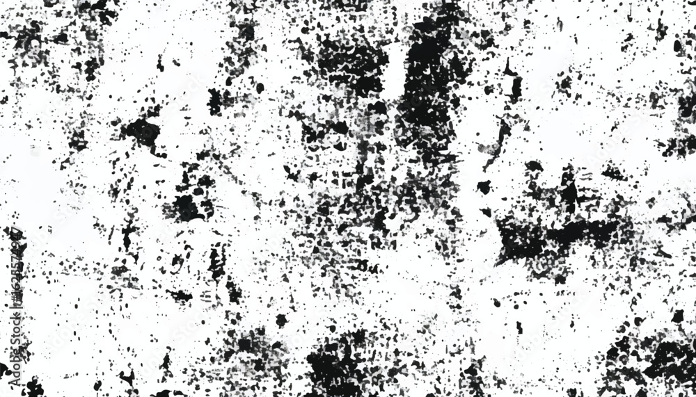 Fototapeta premium Abstract grunge black and white distressed texture background. Grunge overlay background. Monochrome Texture.