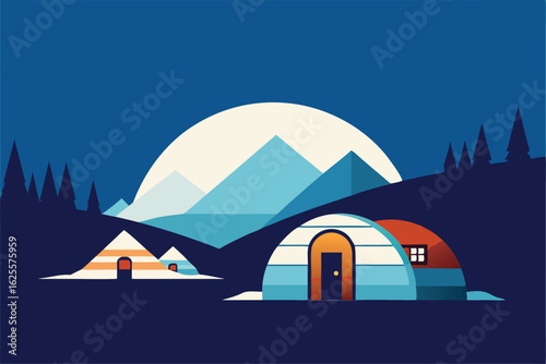 infographic vector showing different types of hous (1).eps