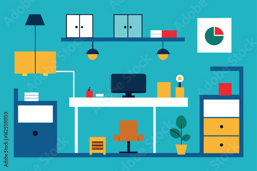 office interior space planning layout   (1).eps