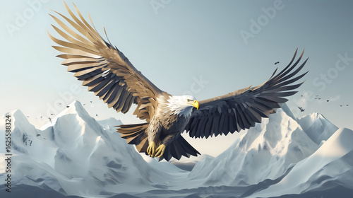 bald eagle in flight