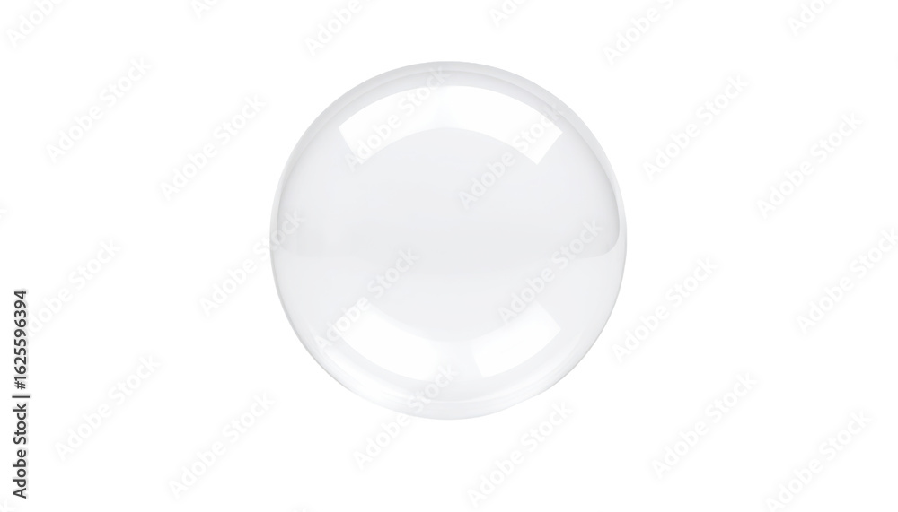 Fototapeta premium bubble white isolated on white background