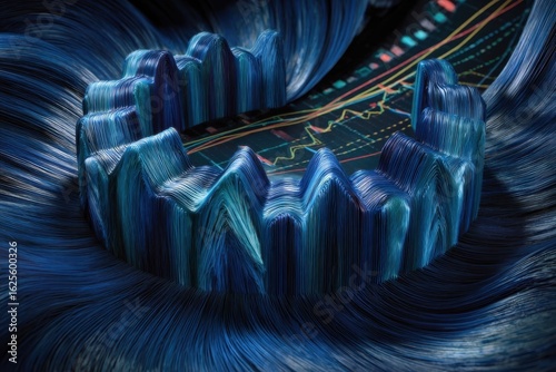 Abstract Data Visualization Art