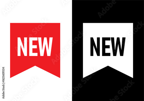 new text vector design mono color