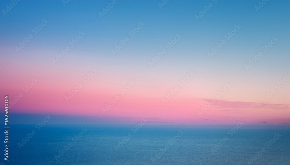 Fototapeta premium a pink and blue semi toned gradient creates a soft background