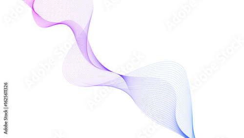 Blue wave lines on white background. abstract blue lines pattern or wavy stripes for business background. Futuristic dynamic sound wave pattern. cover, poster, flyer. vector illustration