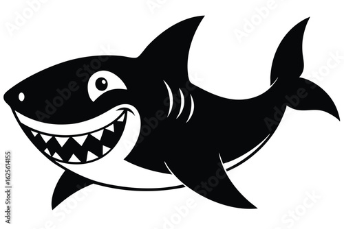 design a humorous cartoon vector set of sharks wi (1).eps