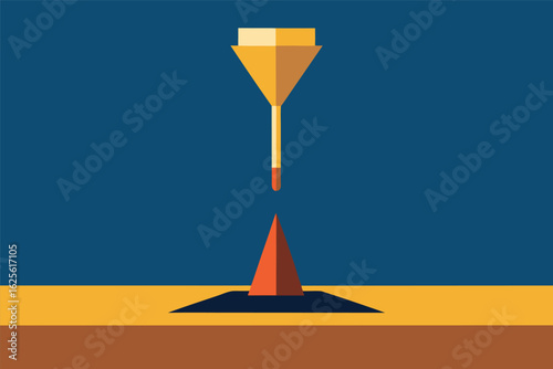 foundation pouring and leveling vector  .eps