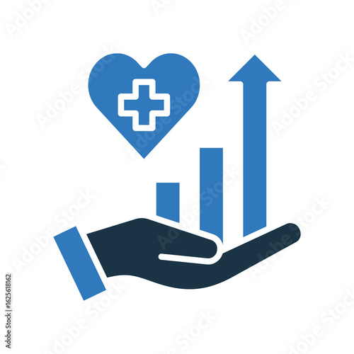 Healthcare mixed color icon