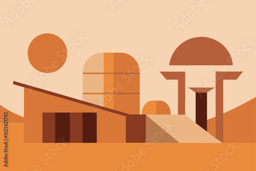 modern desert architecture with sandstone tones  s (1).eps