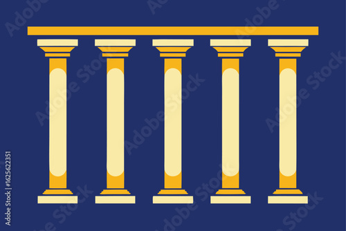 neoclassical pillars as background border design   (1).eps