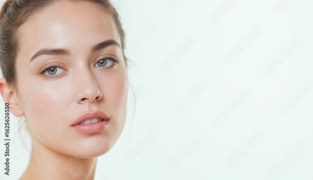 Fototapeta premium close up 0f beautiful woman face