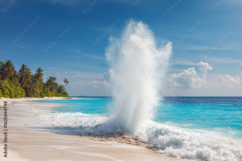 Fototapeta premium geyser in yellowstone national park
