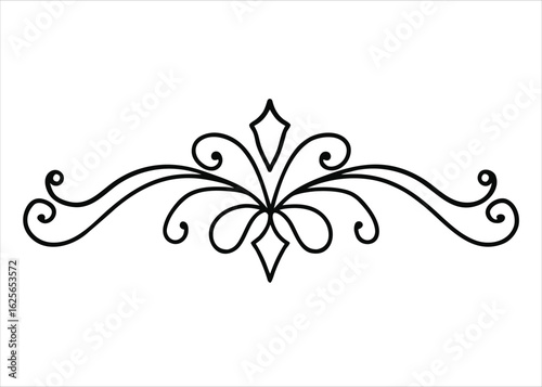 Elegant art deco line divider text border design with luxurious geometric patterns and sophisticated styling