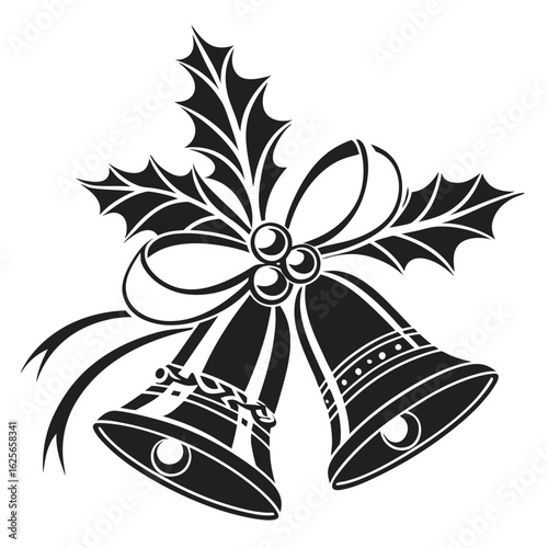 christmas bells vector illustration