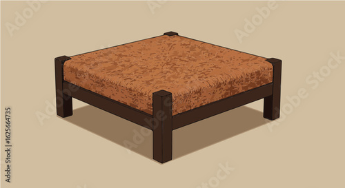 Home furniture buy comfortable upholstered ottoman footstool for living room seating and home decor furniture online now today vector