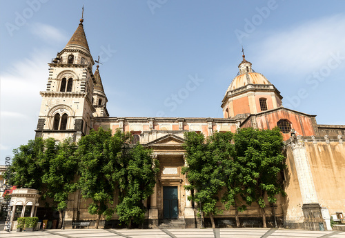 Tableau sur toile Religious Architecture in Acireale, Catania Province, Sicily, Italy