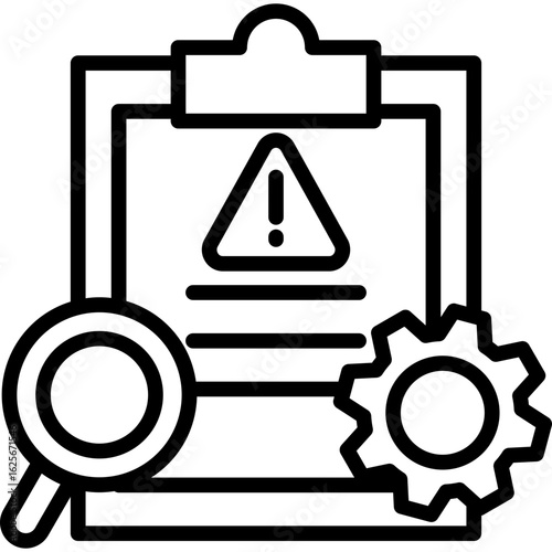 Incident Evaluation line icon