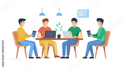 Team meeting collaboration teamwork brainstorming office workspace business discussion strategy project planning