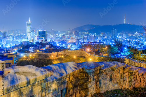 Photography 서울시 종로구 낙산성곽의 야경