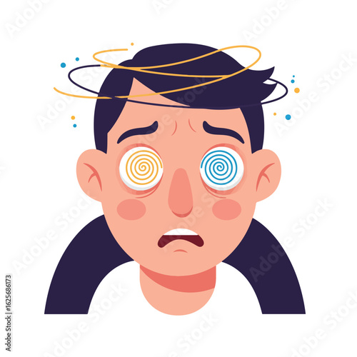 Stressed businessman overwhelmed by paperwork at his desk.
