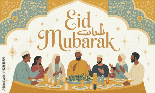 Eid Mubarak Family Feast: Celebrating Together